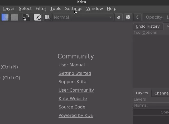 Linux平台好用的图像处理软件Krita安装中文包教程